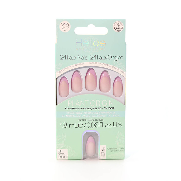 Plant Based French Lavender Stiletto Nail